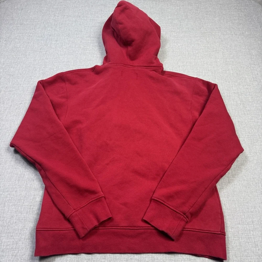 Nike Air Jordan Fleece Hoodie Mens‎ Small Red Pullover Heavyweight Hooded